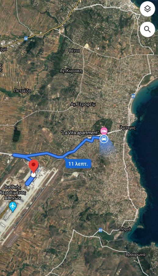 La Vita Apartments-Near Airport & Sea أرتيميدا المظهر الخارجي الصورة